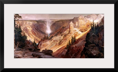 The Grand Canyon Of The Yellowstone By Thomas Moran