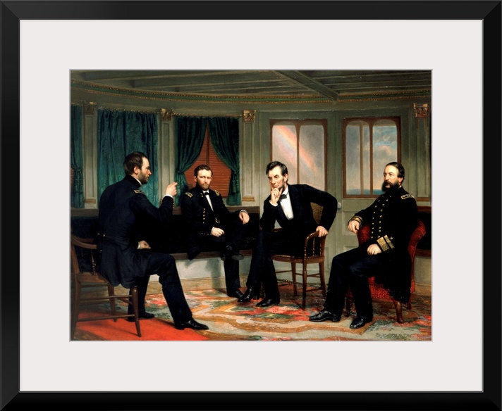 Circa 1868, oil on canvas, 119.7 x 159.1 cm (47.13 x 62.64 in). Located in the White House, Washington, DC, USA. Sherman, ...