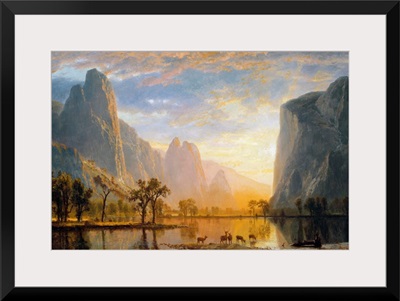 Valley Of The Yosemite By Albert Bierstadt