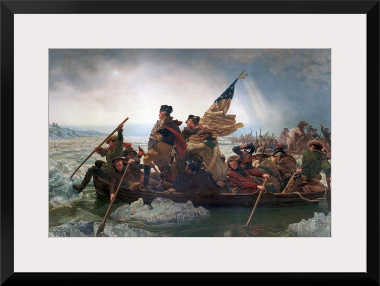 Emanuel Leutze (American, 1816-1868), Washington Crossing the Delaware, 1851, oil on canvas, 149 x 255 (378.5 x 647.7 cm),...