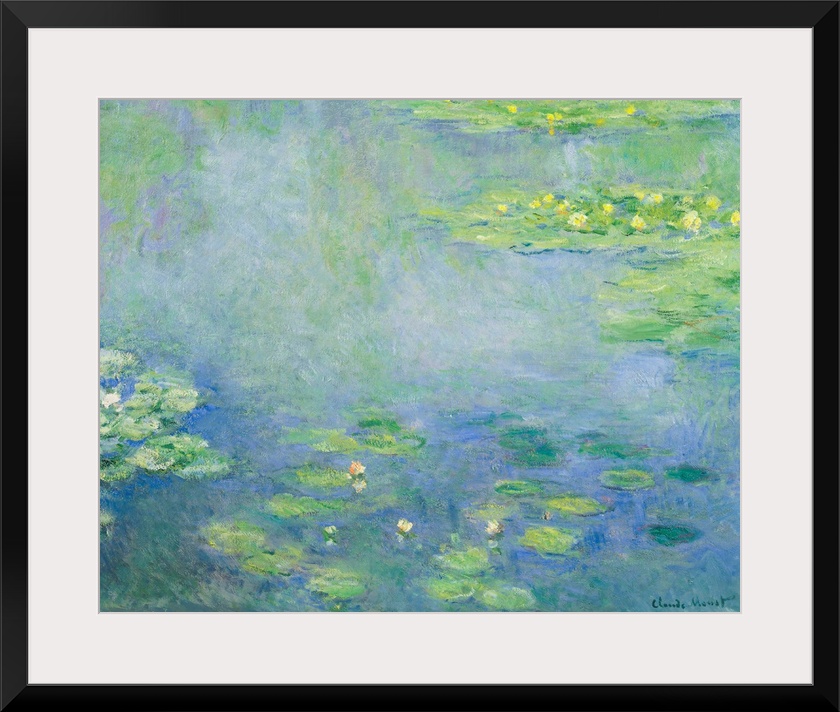 Claude Monet (French, 1840-1926), Waterlilies, c. 1906, oil on canvas, 73 x 92.5 cm (28.7 x 36.4 in), Ohara Museum of Art,...