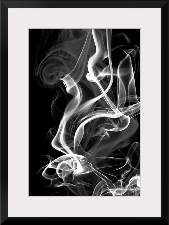 Black Smoke Abstract