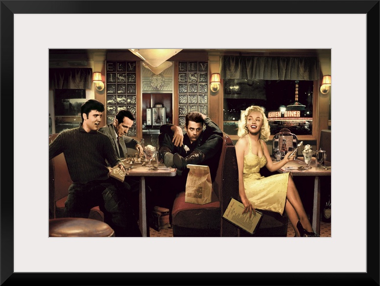 Chris Consani lends dark allure and masculine perspective to movie fantasy settings, with  Marilyn Monroe, Elvis, James De...