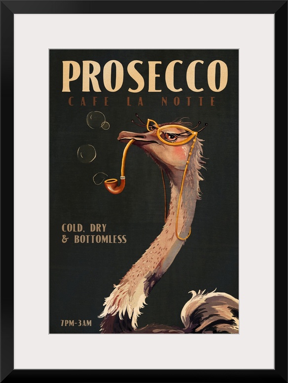 Deco Prosecco Ostrich