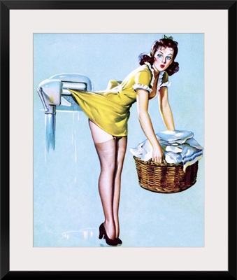 Laundry Pin Up Girl