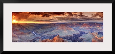 Arizona, Grand Canyon National Park (South Rim), Colorado River from Mohave Point