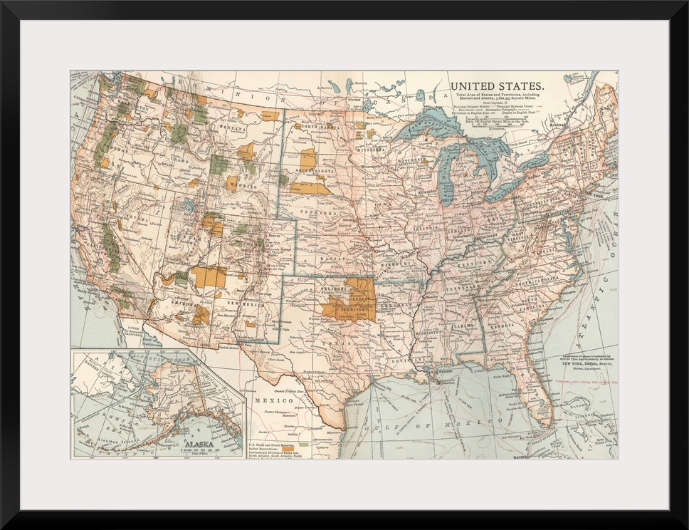 United States - Vintage Map