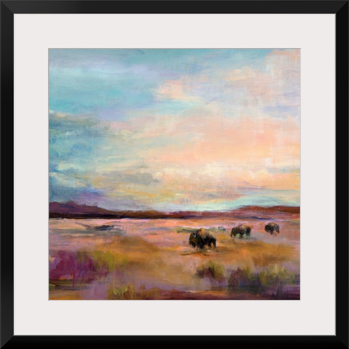 Buffalo Under Big Sky