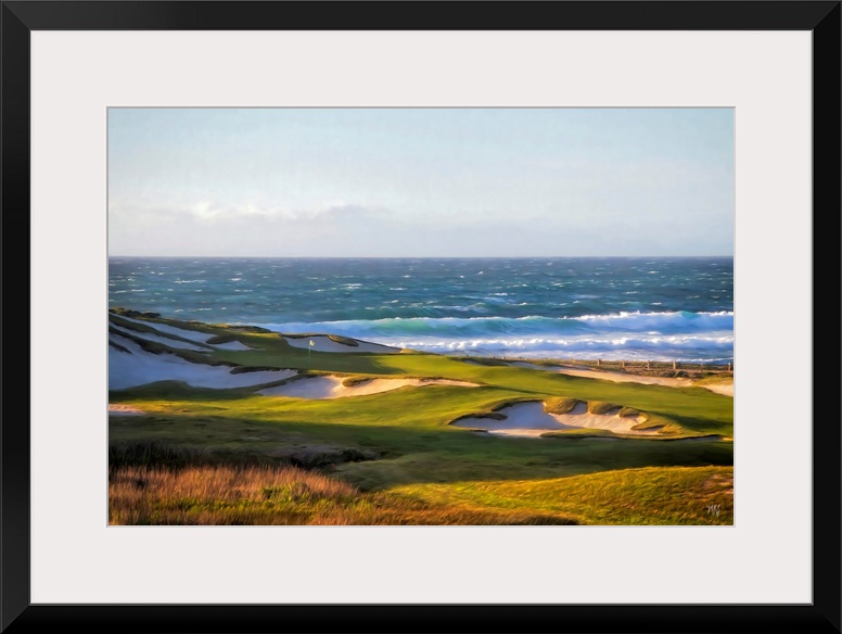 The Monterey Peninsula features many world-class golf courses. This one is just off the 17 Mile Drive in Pebble Beach.