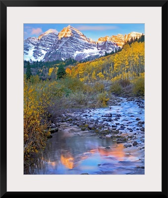 Maroon Bells and Maroon Creek, Colorado