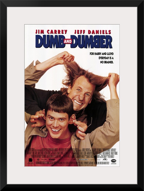 Moronic limo driver Lloyd Christmas (Carrey) and equally dense dog groomer Harry Dunne (Daniels) travel (in the hilarious ...