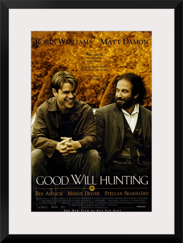 Good, if predictable, first effort from screenwriting actors Damon and Affleck. Troubled, young Will Hunting (Damon) is a ...