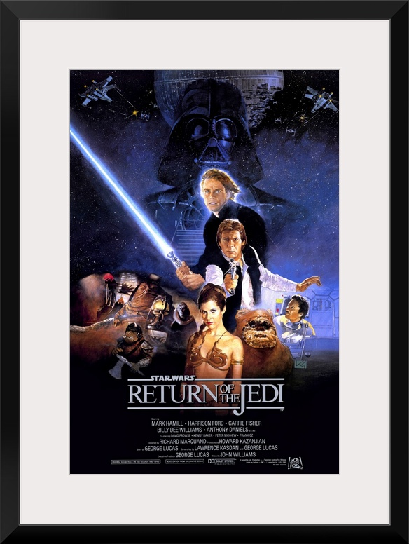 Third film in George Lucas' popular space saga. Against seemingly fearsome odds, Luke Skywalker battles such worthies as J...