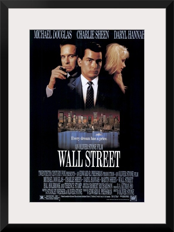 Stone''s energetic, high-minded big business treatise in which naive, neophyte stockbroker Bud Fox (Charlie Sheen) is sedu...