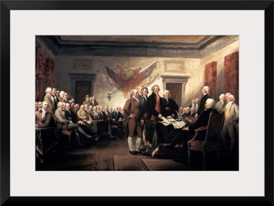 1776 Signing Declaration Of Independence, Independence Hall, Philadelphia, PA, USA