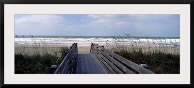 Boardwalk on the beach, Nokomis, Sarasota County, Florida,