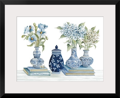 Delft Blue Floral I