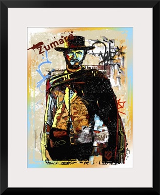 Clint Eastwood Graffiti Cowboy