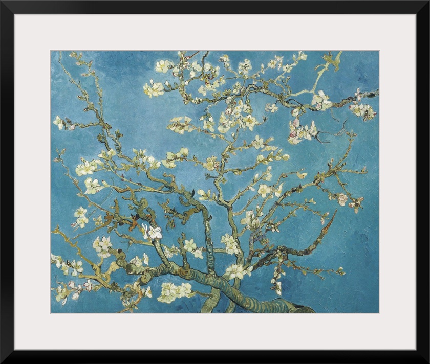 Vincent van Gogh's Almond blossom (1890) famous painting.