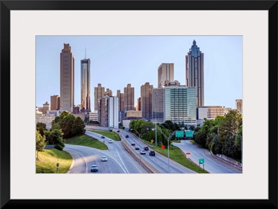 Atlanta City Skyline From The East Side, Georgia