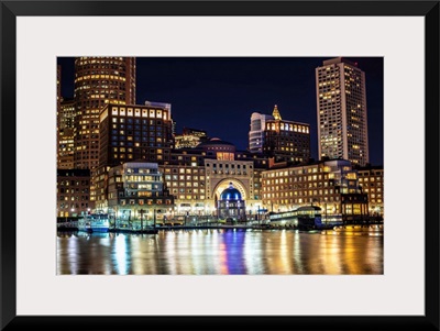 Boston Marina at Night