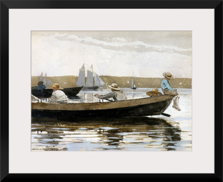 This charming sheet dates from the first phase of Homer's professional work in watercolor. Having visited a landmark exhib...