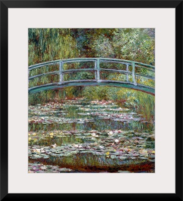 Bridge over a Pond of Water Lilies