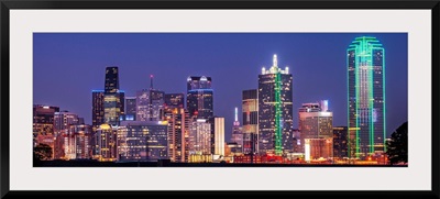 Bright Dallas Skyline