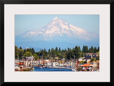 Columbia River With Mount Hood, Portland, Oregon