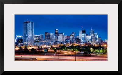 Denver Skyline at Night