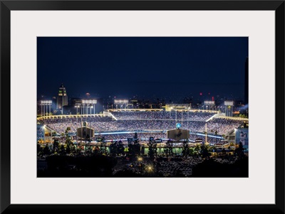 Dodger Stadium, Los Angeles, California, at Night