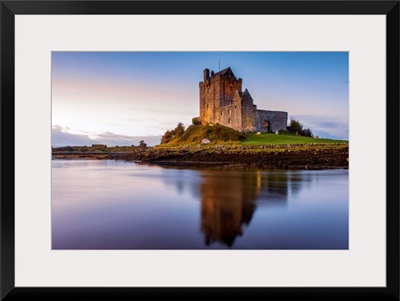Dunguaire Castle Reflecting Into Galway Bay, County Galway, Ireland