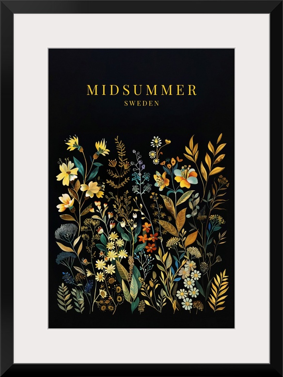 Exhibition Poster - Midsummer Sweden