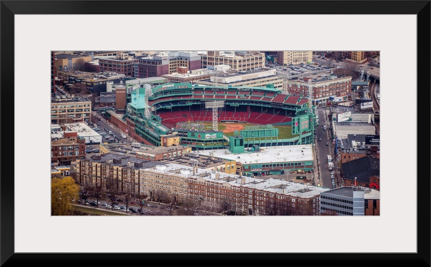 View of Boston's Fenway Park.