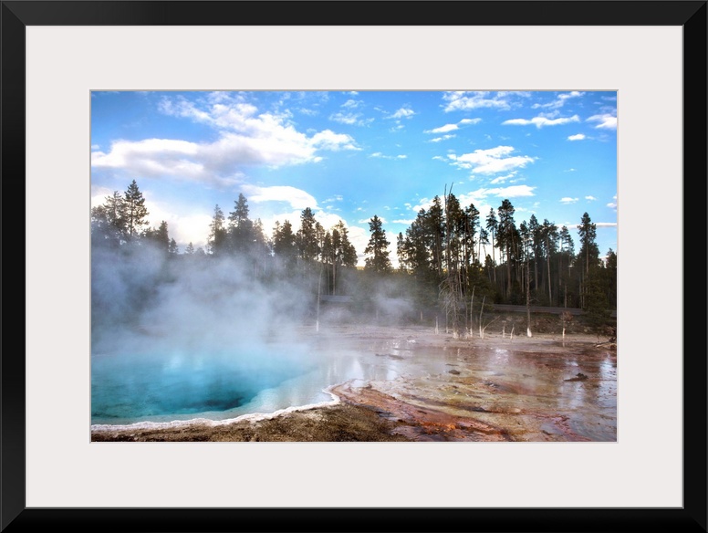 Yellowstone National Park has one of the largest collections of hot springs in the world. Yellowstone is Earth's largest a...