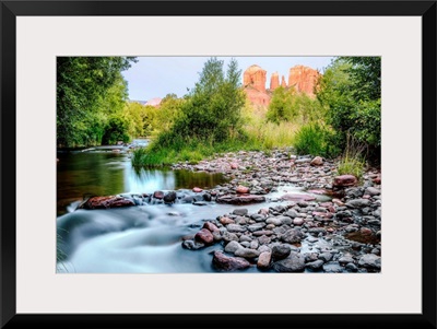 Oak Creek With Cathedral Rock, Sedona, Arizona