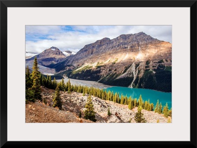 Peyto Lake And Caldron Peak, Banff National Park, Alberta, Canada