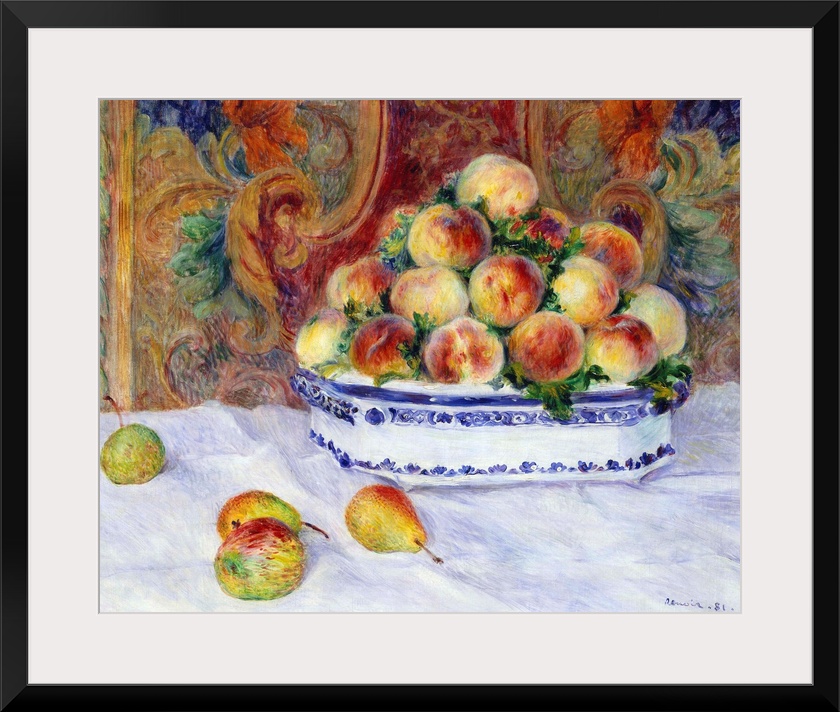 Reviewers of the 1882 Impressionist exhibition were dazzled by this very appealing still life of a certain fruit bowl of '...