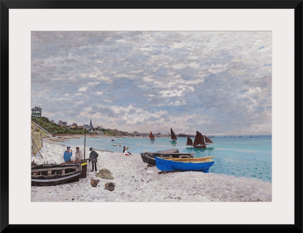 In the summer of 1867, Claude Monet stayed with his aunt at Sainte-Adresse, an affluent suburb of the port city of Le Havr...