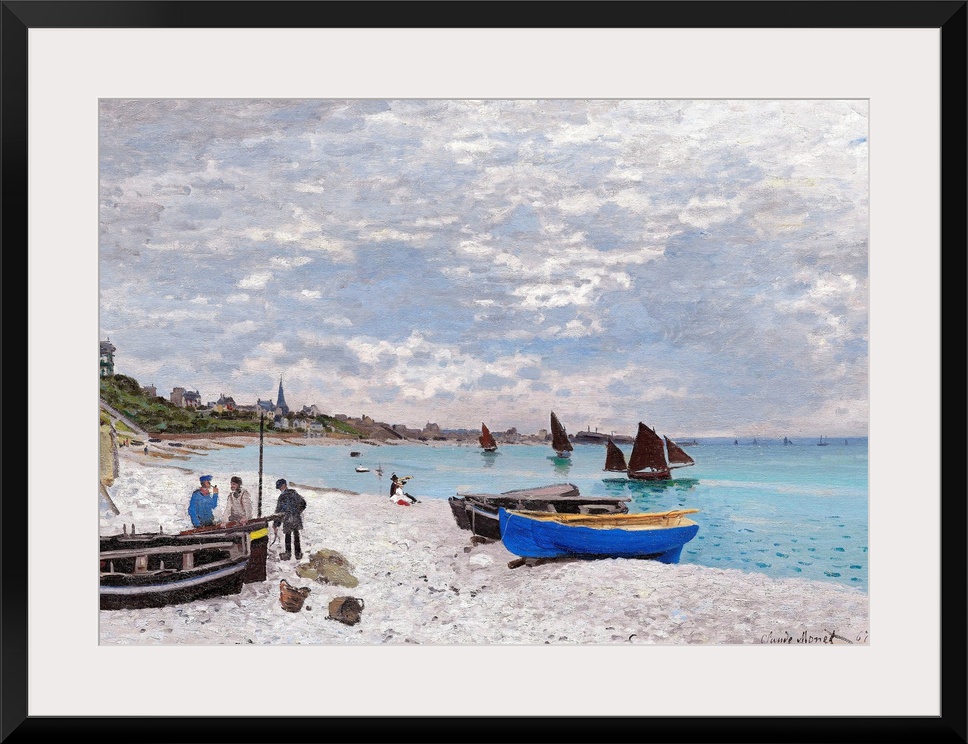 In the summer of 1867, Claude Monet stayed with his aunt at Sainte-Adresse, an affluent suburb of the port city of Le Havr...