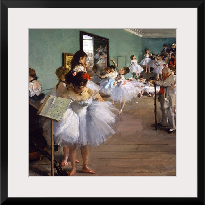 This work and its variant in the Musee d'Orsay, Paris, represent the most ambitious paintings Degas devoted to the theme o...