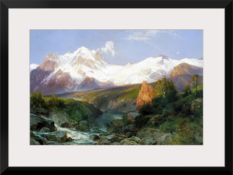 As Albert Bierstadt claimed the Rocky Mountains and the Sierra Nevada for his art, so Moran made the Yellowstone region an...