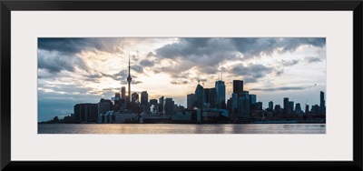 Toronto City Skyline with Sunset