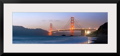 Twilight Golden Gate Bridge Panorama