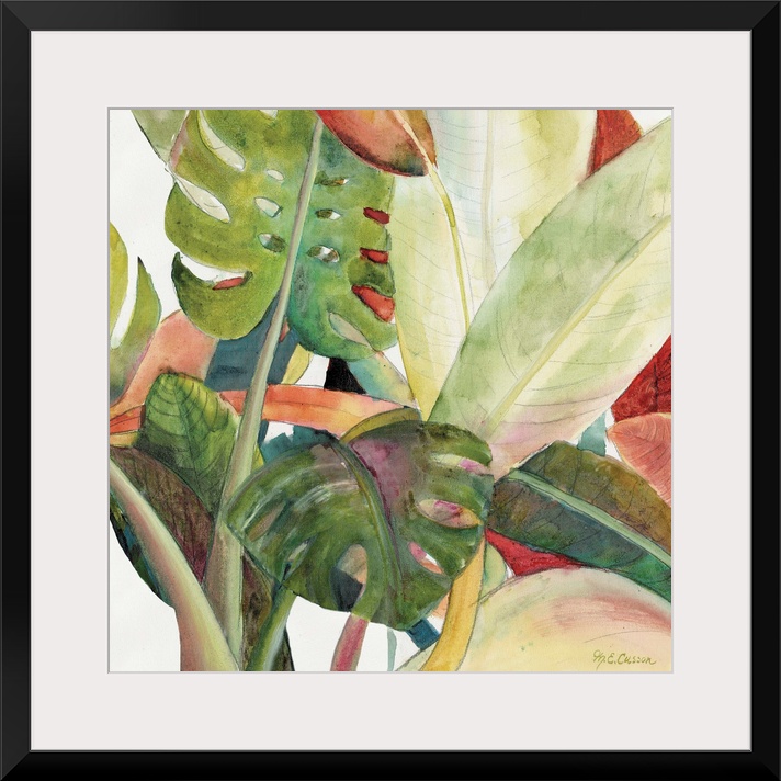 Tropical Lush Garden Square I