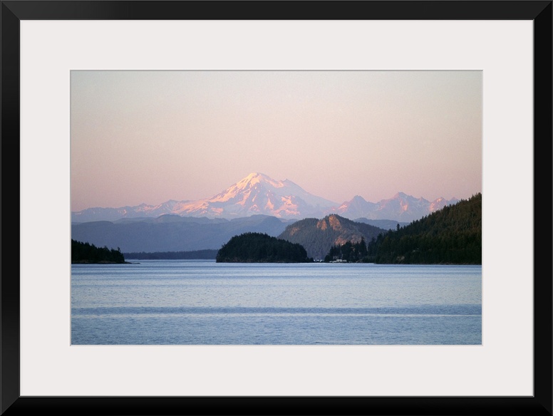 Mount Baker from San Juan Islands, Washington State, USA