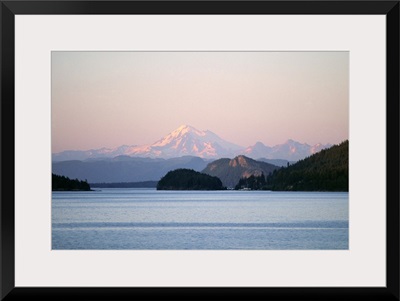 Mount Baker from San Juan Islands, Washington State, USA