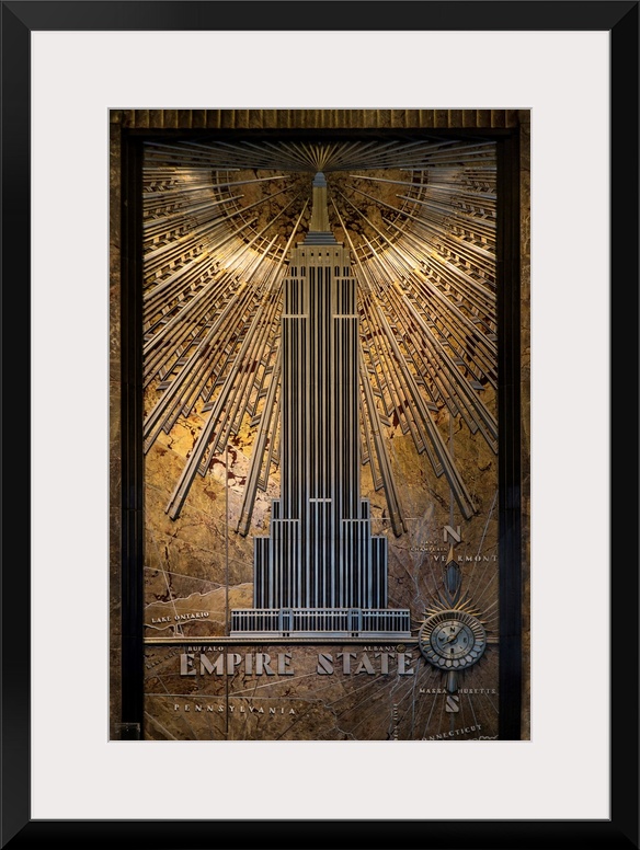Lobby of the Empire State Building.