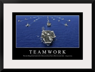 Teamwork: Inspirational Quote and Motivational Poster