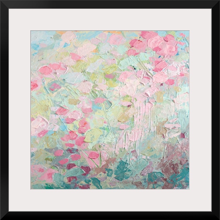 Japanese cherry tree with pink blossoms.